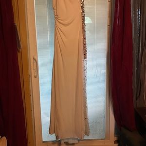 White formal gown